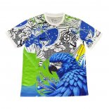 Tailandia Camisola Brasil Special 2025-2026 Branco Azul