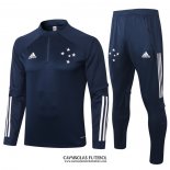 Sueter de Treinamento Cruzeiro 2020-2021 Azul