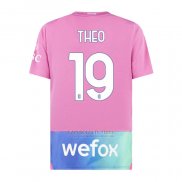 Camisola AC Milao Jogador Theo 3º 2023-2024