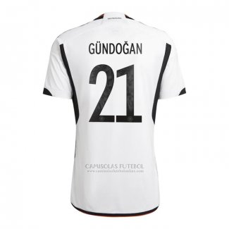 Camisola Alemanha Jogador Gundogan 1º 2022