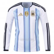 Camisola Argentina 1º Manga Comprida 2026