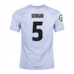 Camisola Barcelona Jogador Sergio 3º 2022-2023