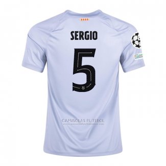 Camisola Barcelona Jogador Sergio 3º 2022-2023