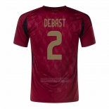 Camisola Belgica Jogador Debast 1º 2024