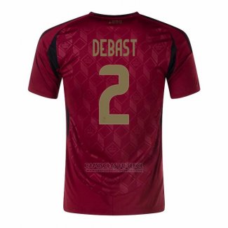 Camisola Belgica Jogador Debast 1º 2024