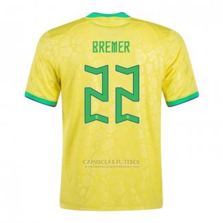 Camisola Brasil Jogador Bremer 1º 2022