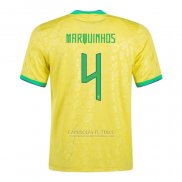 Camisola Brasil Jogador Marquinhos 1º 2022