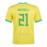 Camisola Brasil Jogador Martinelli 1º 2022