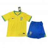Camisola Brasil 1º Crianca 2022