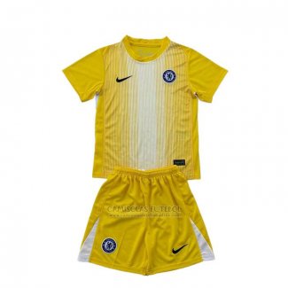 Camisola Chelsea Goleiro Crianca 2025-2026 Amarelo