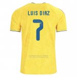 Camisola Colombia Jogador Luis Diaz 1º 2026