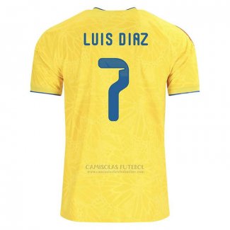 Camisola Colombia Jogador Luis Diaz 1º 2026