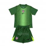 Camisola Estados Unidos Goleiro Crianca 2025 Verde
