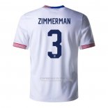 Camisola Estados Unidos Jogador Zimmerman 1º 2024