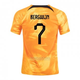 Camisola Holanda Jogador Bergwijn 1º 2022