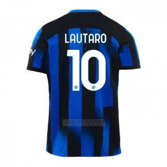 Camisola Inter de Milao Jogador Lautaro 1º 2023-2024