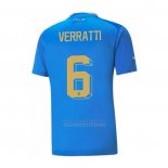 Camisola Italia Jogador Verratti 1º 2022