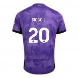 Camisola Liverpool Jogador Diogo J. 3º 2023-2024