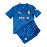 Camisola Manchester City Goleiro Crianca 2022-2023 Azul