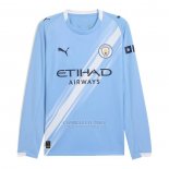 Camisola Manchester City 1º Manga Comprida 2025-2026