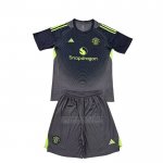 Camisola Manchester United Goleiro 2º Crianca 2025-2026 Preto