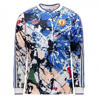Camisola Manchester United Special Manga Comprida 2025-2026 Azul