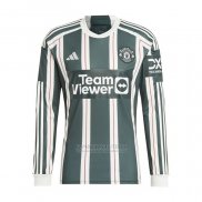 Camisola Manchester United 2º Manga Comprida 2023-2024