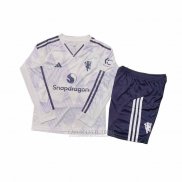 Camisola Manchester United 2º Manga Comprida Crianca 2025-2026