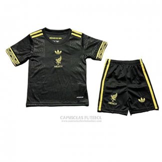 Camisola Mexico Special Crianca 2025 Preto