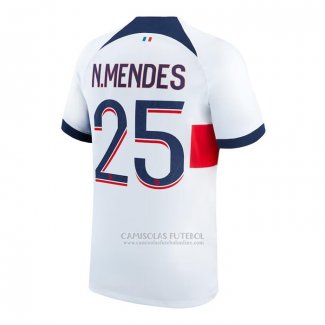 Camisola Paris Saint-Germain Jogador N.mendes 2º 2023-2024