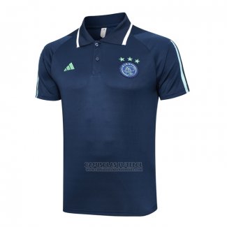 Camisola Polo del Ajax 2023-2024 Azul