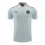 Camisola Polo del Manchester City 2022-2023 Cinza