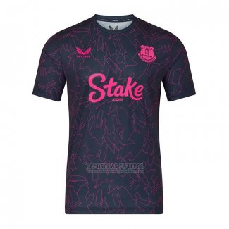 Camisola Pre Match del Everton 2025-2026 Azul Rosa