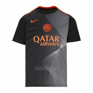 Camisola Pre Match del Inter de Milao 2025-2026 Preto