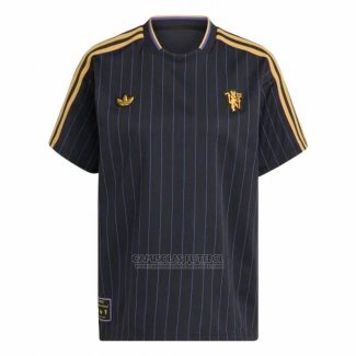 Camisola Pre Match del Manchester United 2025-2026 Preto
