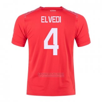 Camisola Suica Jogador Elvedi 1º 2022