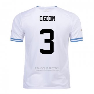 Camisola Uruguai Jogador D.godin 2º 2022