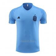 Camisola de Treinamento Argentina 2023-2024 Azul Oscuro