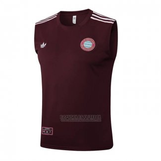 Camisola de Treinamento Bayern de Munique Sem Mangas 2025-2026 Vermelho