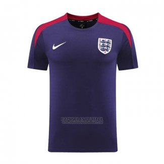 Camisola de Treinamento Inglaterra 2024-2025 Purpura
