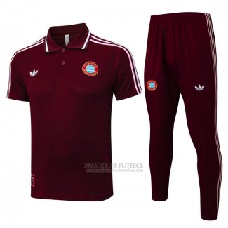 Conjunto Polo del Bayern de Munique 2025-2026 Vermelho