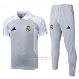 Conjunto Polo del Real Madrid 2025-2026 Cinza