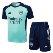 Fato de Treino Arsenal Manga Curta 2025-2026 Verde - Calcas Curta
