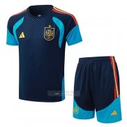 Fato de Treino Espanha Manga Curta 2026-2027 Azul - Calcas Curta