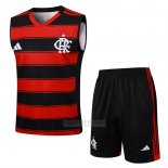 Fato de Treino Flamengo Sem Mangas 2025-2026 Preto Vermelho