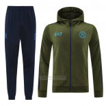 Fato de Treino Hoodie Naples 2024-2025 Verde