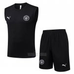 Fato de Treino Manchester City Sin Mangas 2025-2026 Preto