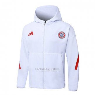 Jaqueta Hoodie Bayern de Munique 2025-2026 Branco