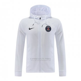 Jaqueta Hoodie Paris Saint-Germain 2022-2023 Branco