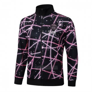 Jaqueta Paris Saint-Germain 2025-2026 Preto Rosa